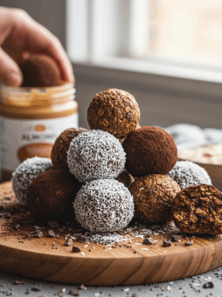 Cacao Nibs Energy Bites