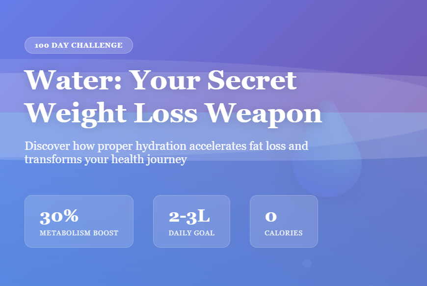 water for weight loss